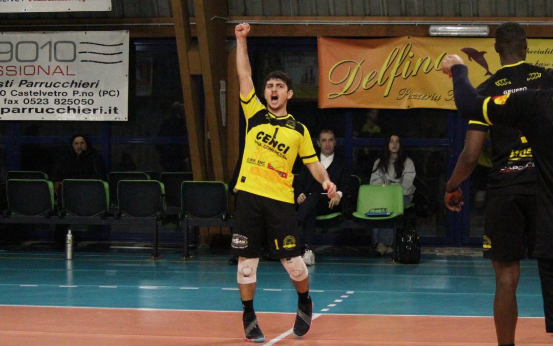 Volley serie B maschile girone A, Davide Rosati (Canottieri Ongina): “A Genova per arrivare alla sosta con il sorriso”